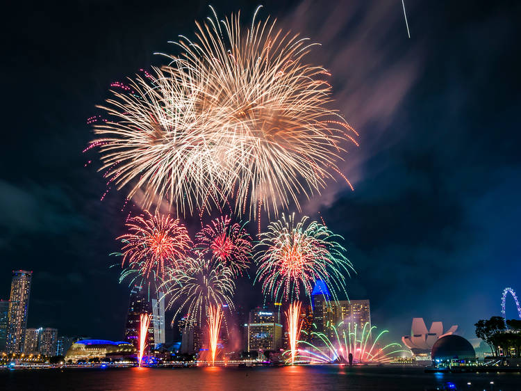 The best places to catch New Year's Eve fireworks in Singapore for free