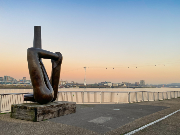 The Line Gary Hume LIBERTY GRIP Greenwich Peninsula