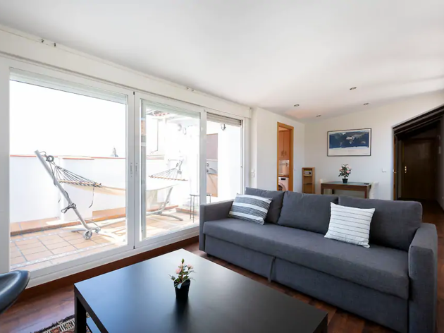 Airbnb madrid, hamaca