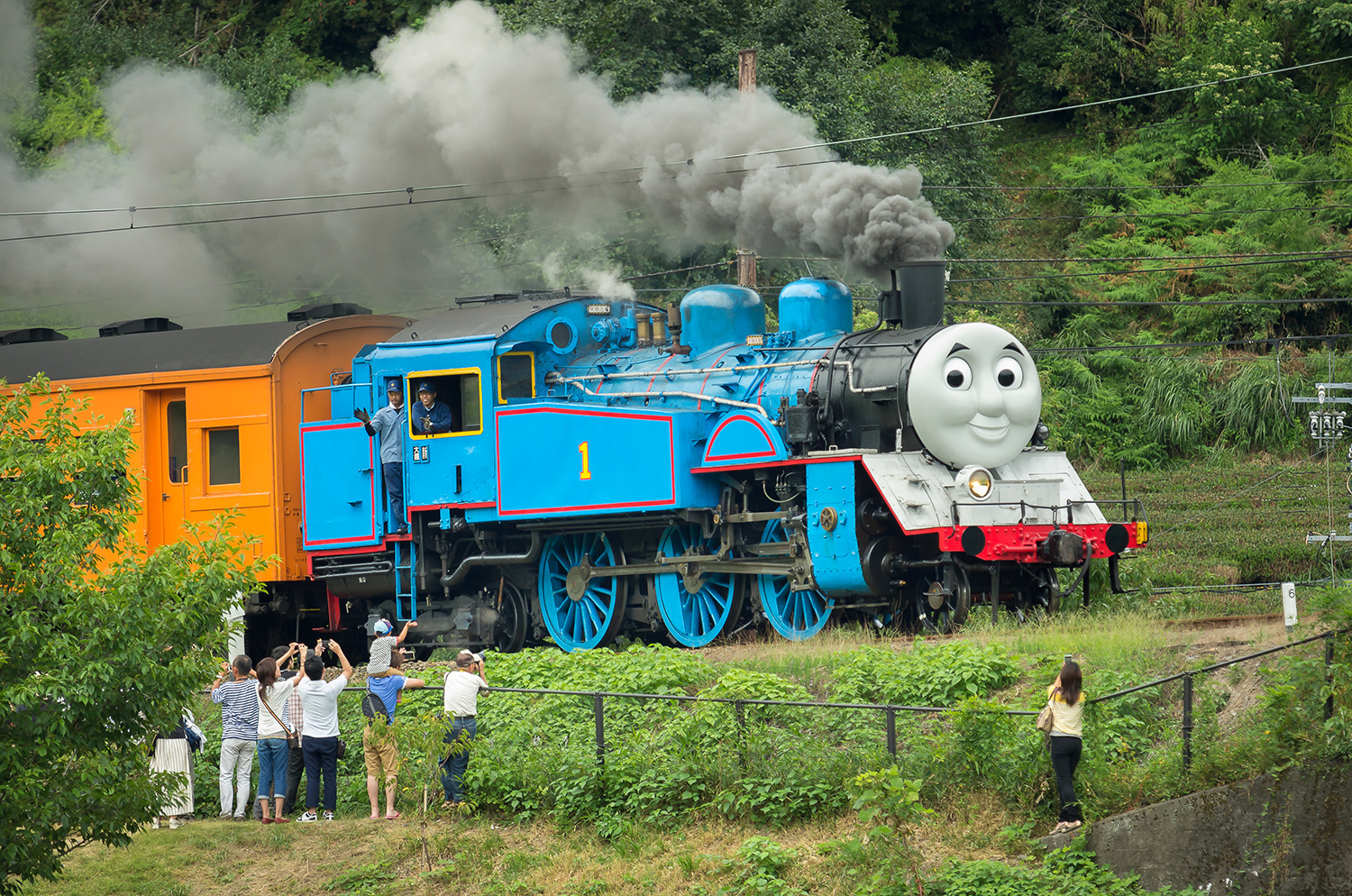 You can now ride a real Thomas the Tank Engine train in Japan