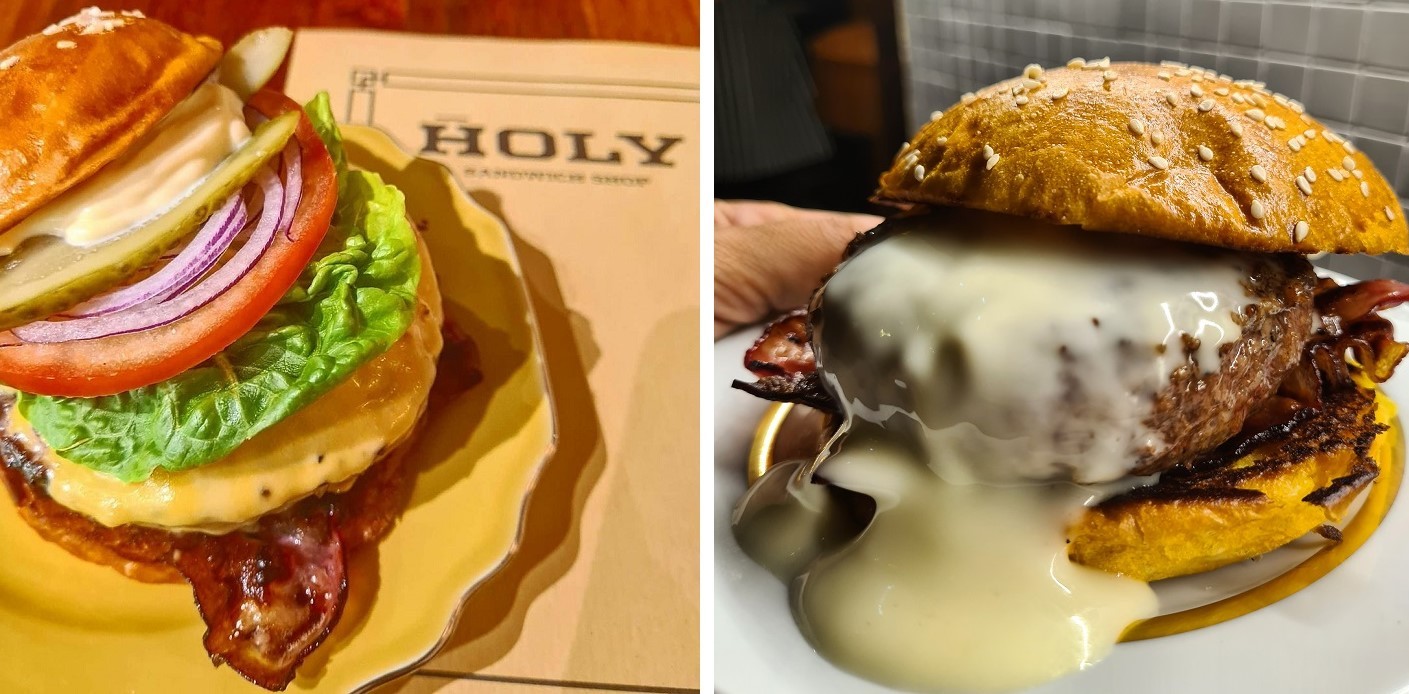 Hambúrgueres do Holy Sandwich Shop