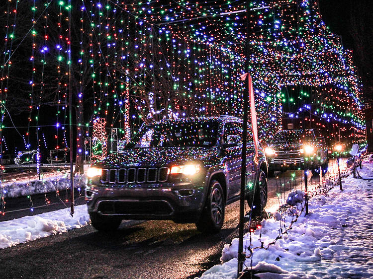Christmas Light Show & Village