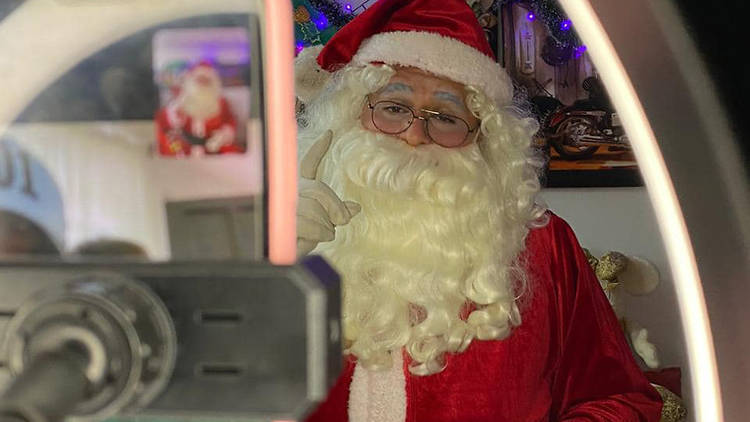 Habla con San Claus por internet