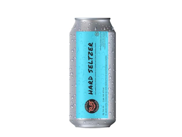Hard seltzer de naranja, Cervecería Chaneque Hard seltzer de naranja, Cervecería Chaneque