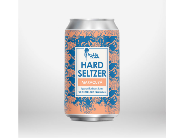 Hard seltzer de maracuyá, Cervecería Aguamala Hard seltzer de maracuyá, Cervecería Aguamala