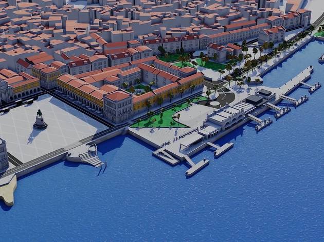 Novo Cais de Lisboa Frente ribeirinha