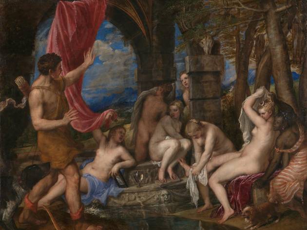 Diana y Acteón. Tiziano Diana y Acteón. Tiziano