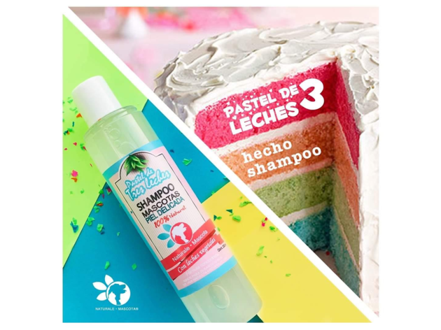 Kit para festejar Foto de shampoo y pastel para perro