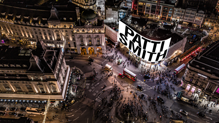 Patti Smith on Europe’s largest screen