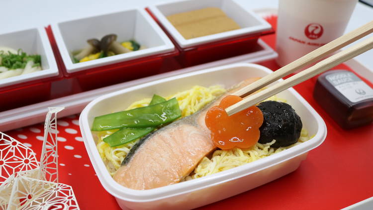 Dine Onboard Japan Airlines at Japan Rail Cafe