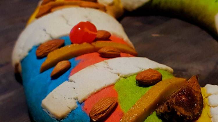 Roscón de reyes, Rainbow Bagels 