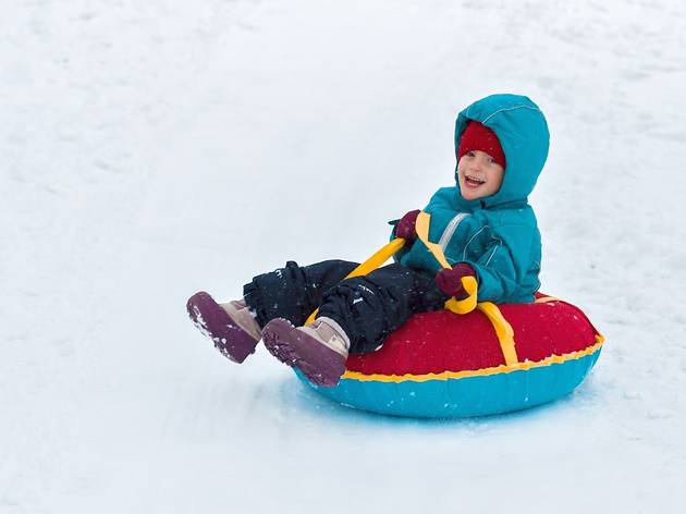Snow tubing near NYC