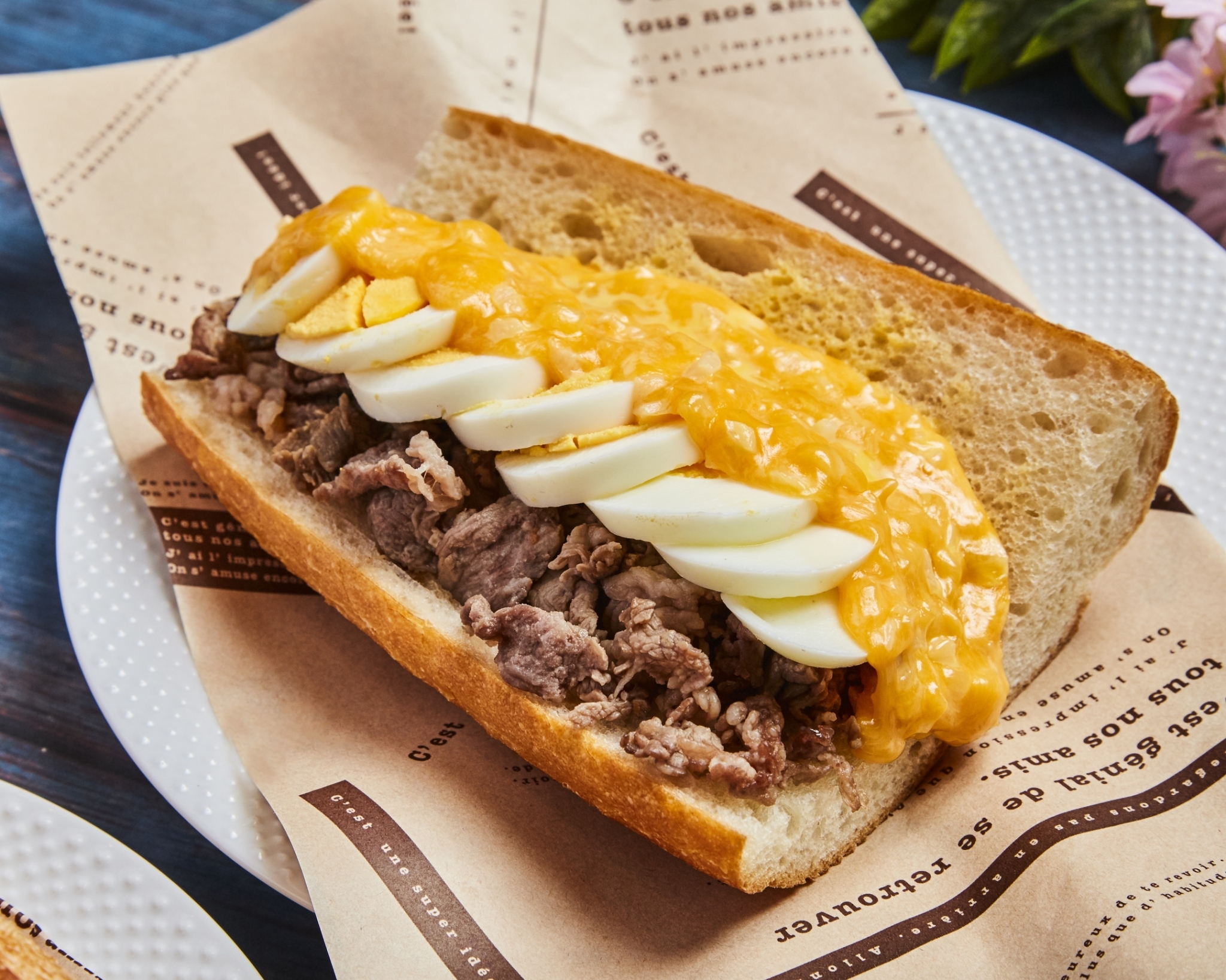 チーズステーキサンド
