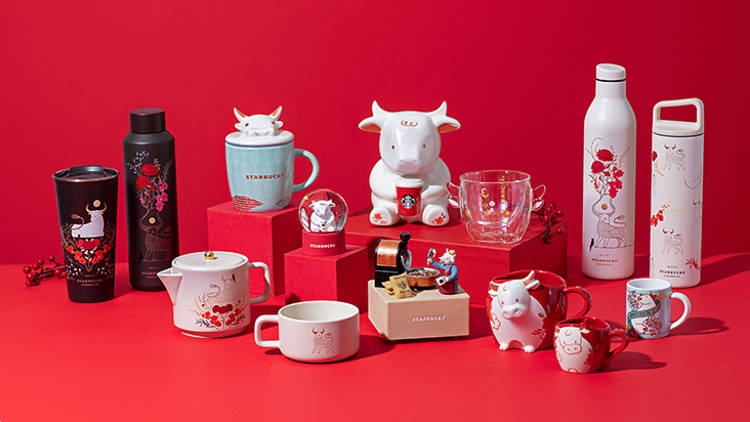 Starbucks Year of the Ox-themed collection 