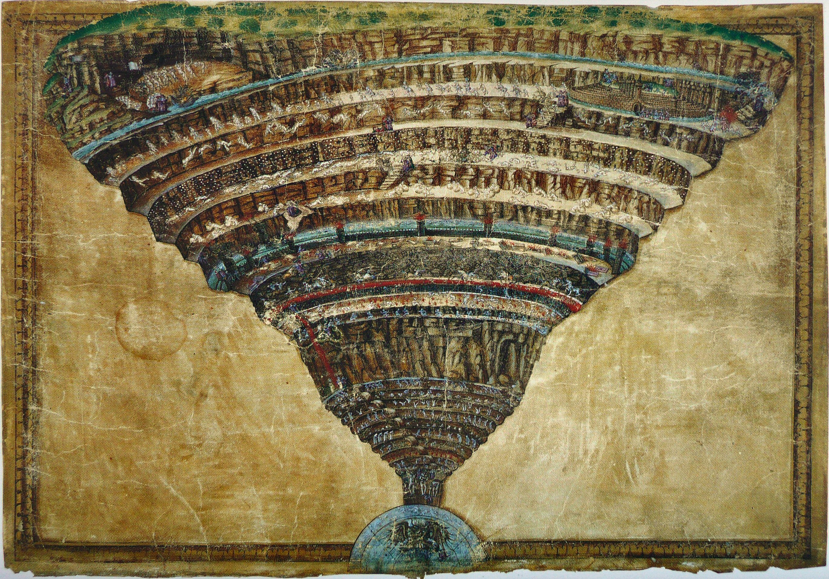 Visão  O artista que anda a pintar o Inferno de Dante em violinos