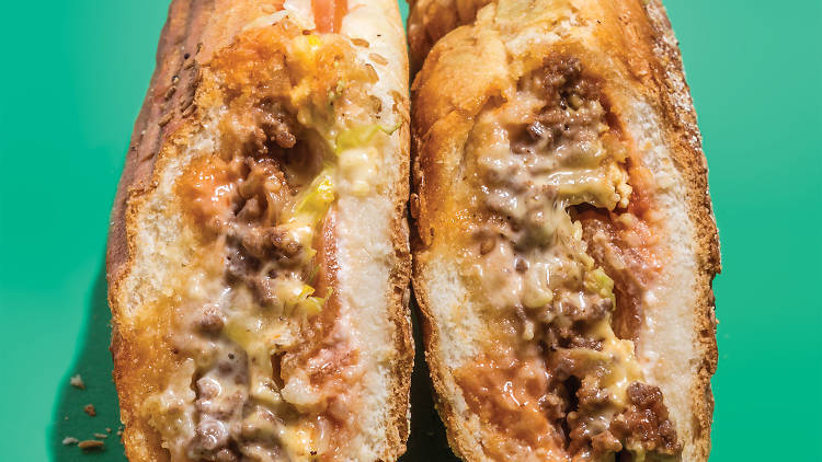 Chopped cheese at Blue Sky Deli