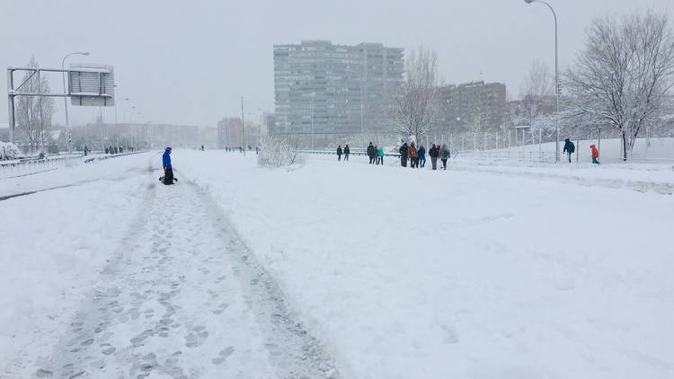 Madrid nevado