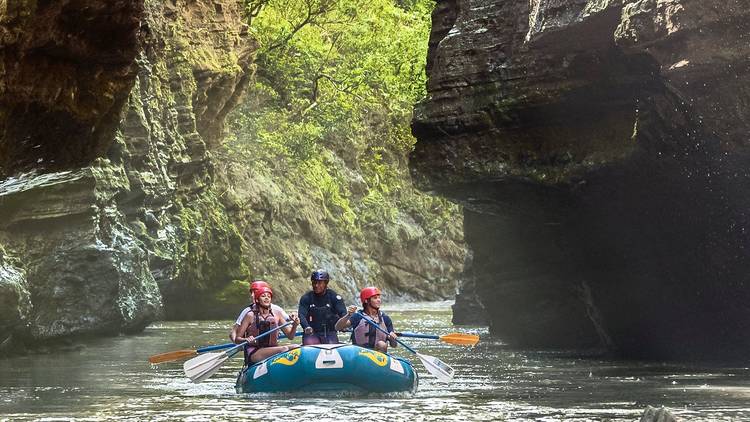 Whitewater rafting in Fiji