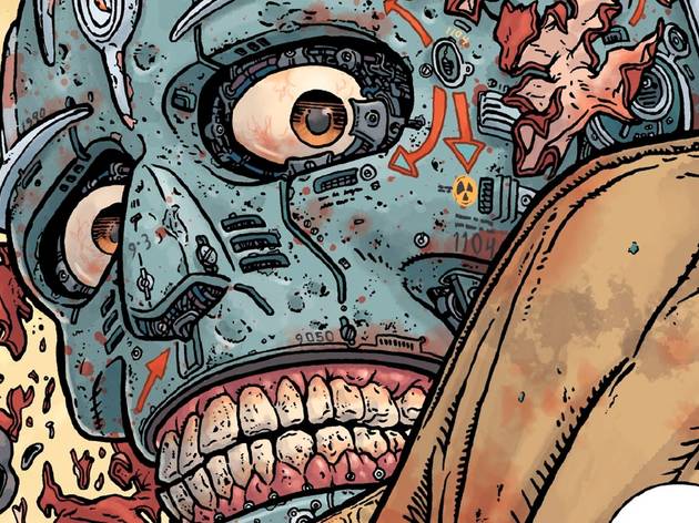 Hard Boiled Ilustración de un cyborg