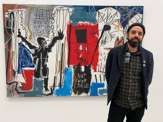Time Decorated: The Musical Influences of Jean-Michel Basquiat Basquiat painting