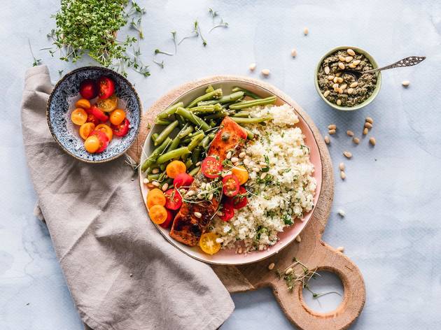 healthy food, salmon, quinoa healthy food, salmon, quinoa