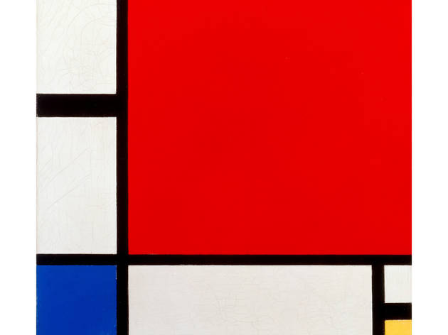 Piet Mondrain, Composición con rojo, azul y amarillo, 1930