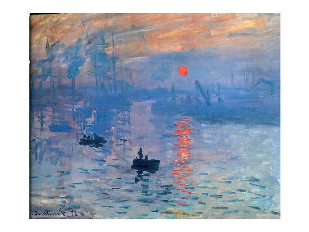 Claude Monet, Impresión, sol naciente, 1874 Claude Monet, Impresión, sol naciente, 1874