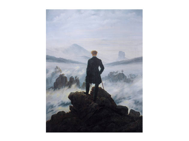 Caspar David Friedrich, El caminante sobre el mar de nubes, 1819