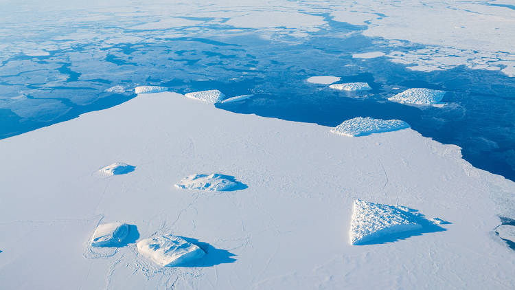 Antarctica Flights views from plane