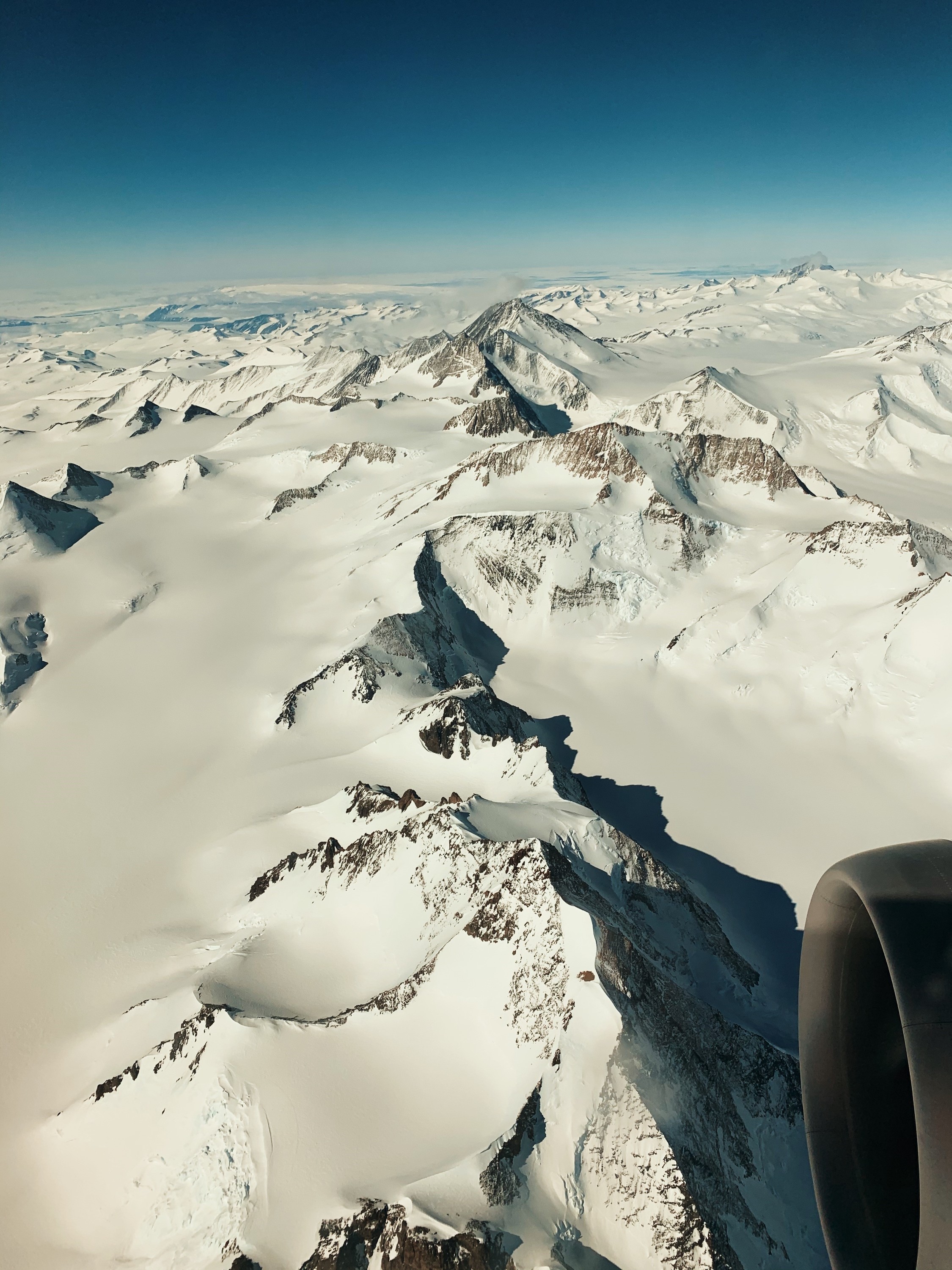 Antarctica Flights view from plane