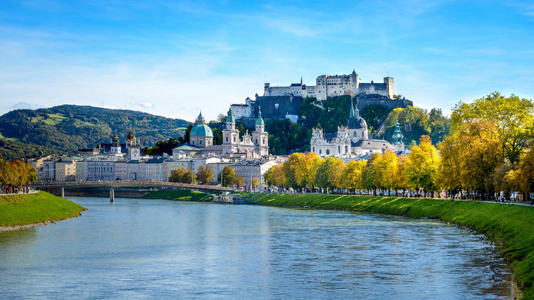 Salzburg Herbst Panorama