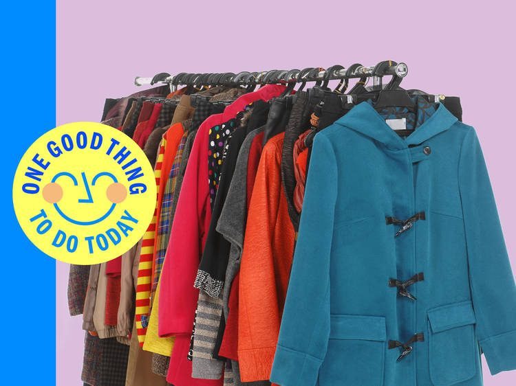 Donate a coat to a ‘Take One Leave One’ rail in Peckham