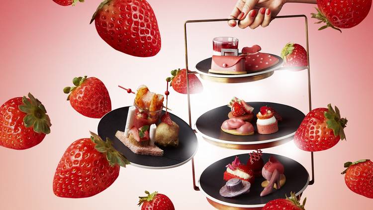 ANA InterContinental Tokyo Strawberry Afternoon Tea Set