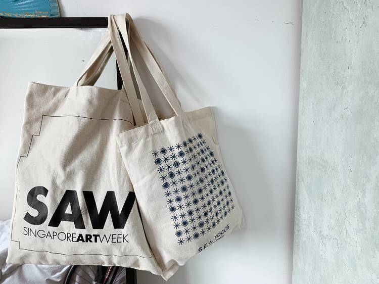Singapore Art Week Tote Bag (and any museum tote)