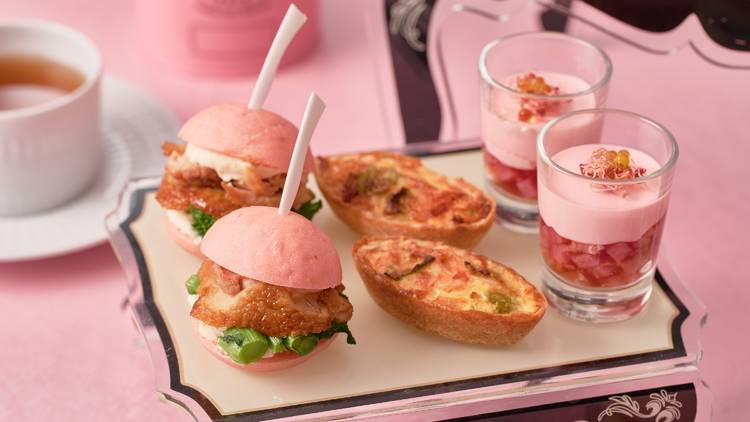 Strawberry and Sakura Afternoon Tea