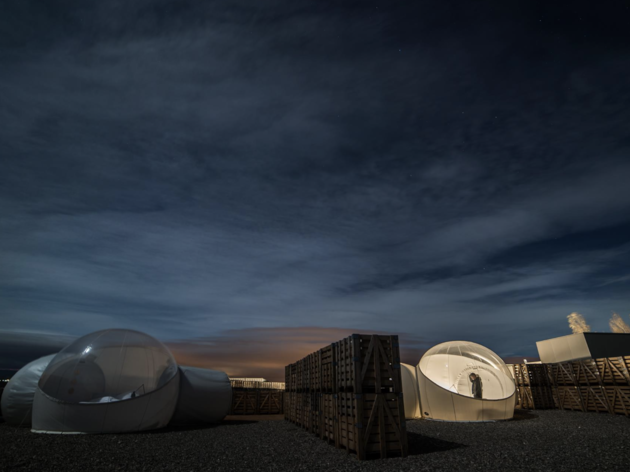 Hotel Aire de Bardenas. Hotel burbuja Hotel Aire de Bardenas. Hotel burbuja