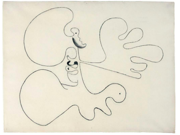 Joan Miró drawing Joan Miró drawing