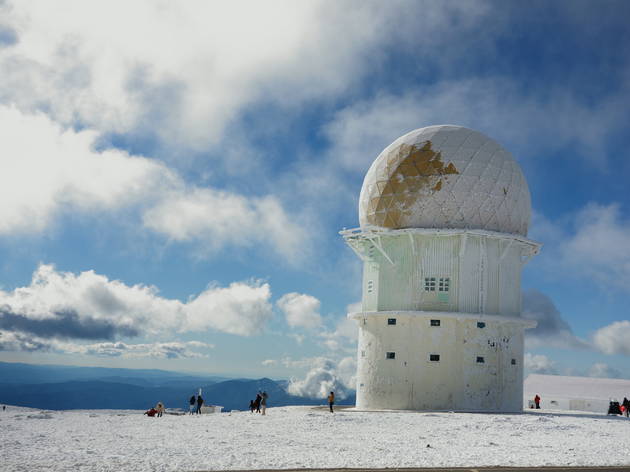 Torre Serra da Estrela. Estación de esquí Torre Serra da Estrela. Estación de esquí en Portugal