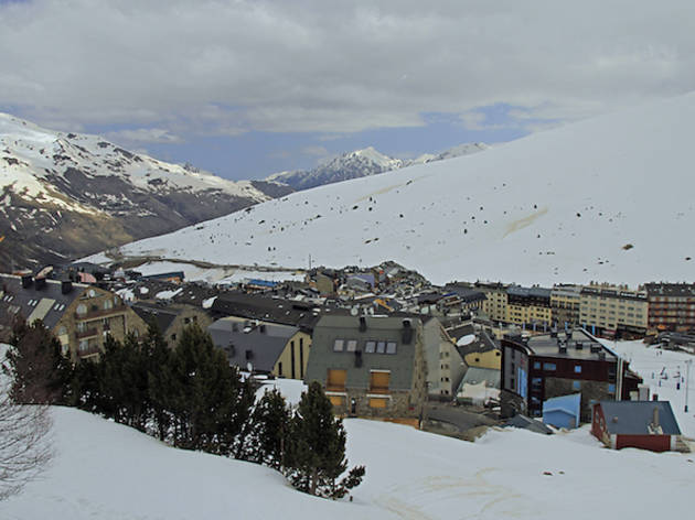 Pas de la Casa. Andorra Pas de la Casa. Andorra nevada. Pista de esquí