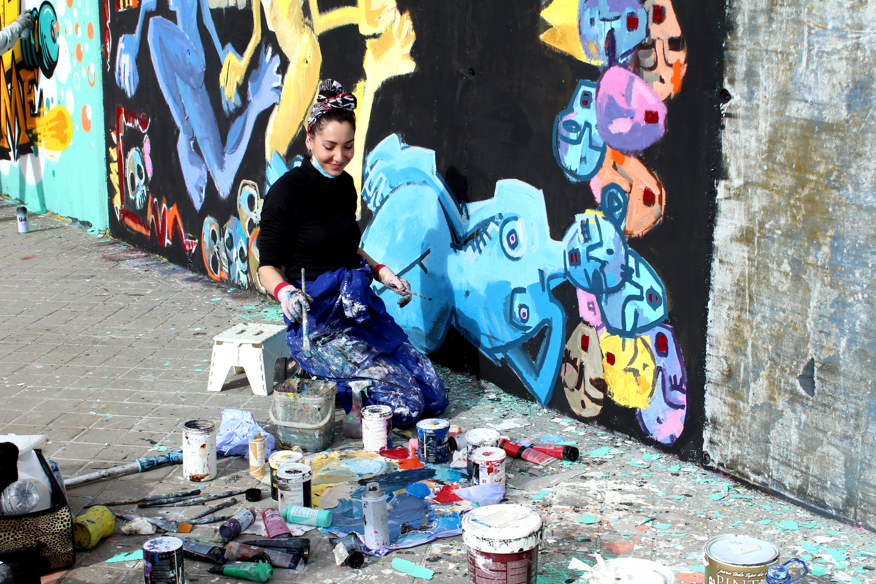 Rebobinart. Arte urbano en Madrid. Moratalaz