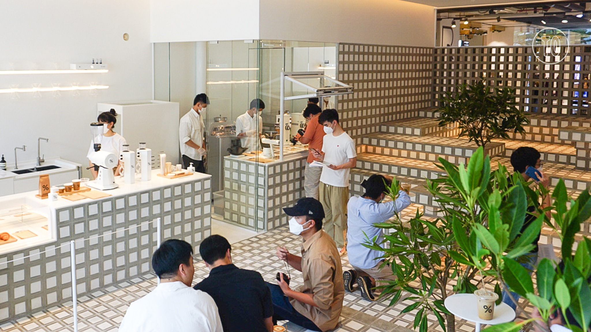 Here's the first look at Bangkok's first outpost of %Arabica at ICONSIAM