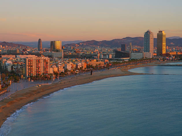 Vista panoràmica des de l'Hotel W, Barcelona Vista panoràmica des de l'Hotel W, Barcelona