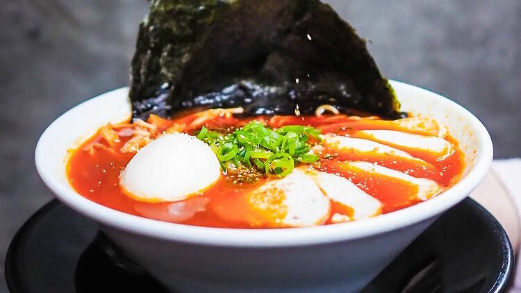 God’s fire ramen at Hakata Gensuke