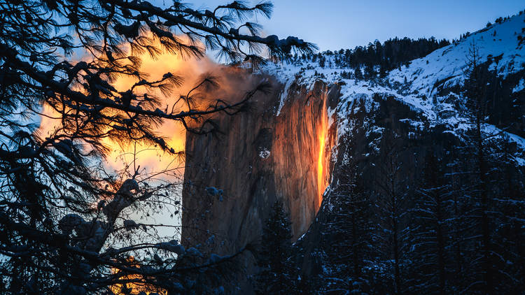 Firefall in Yosemite 