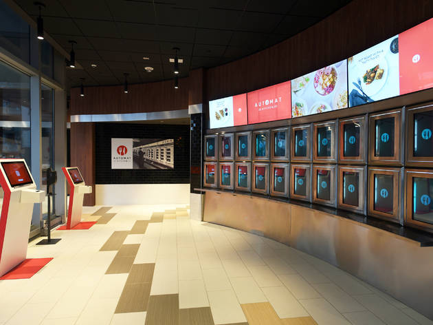 レトロな自動販売式食堂がニューヨーク近郊の街にオープン