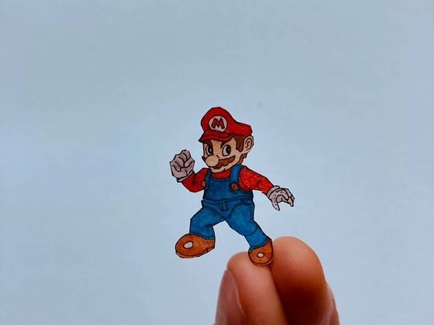 Ilustración miniatura Mario Bros Ilustración miniatura Mario Bros