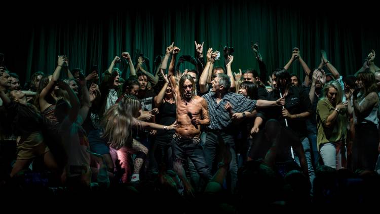 Iggy Pop parties in a wild party scene shot like an old religious oil painting by photographer Antoine Veling