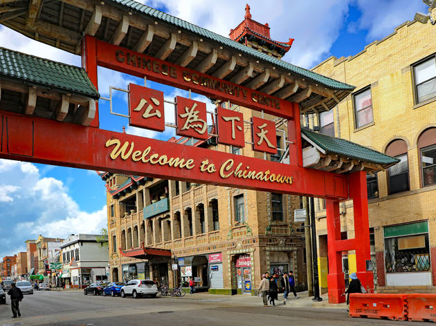 Chinatown Chicago gate Chinatown Chicago gate
