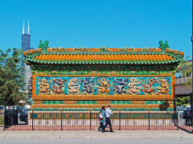 Chinatown 9 Dragon Wall Chinatown 9 Dragon Wall
