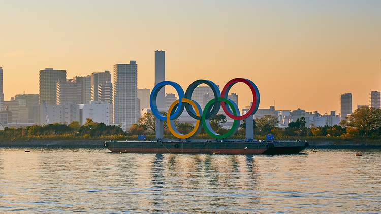 Olympic rings Tokyo